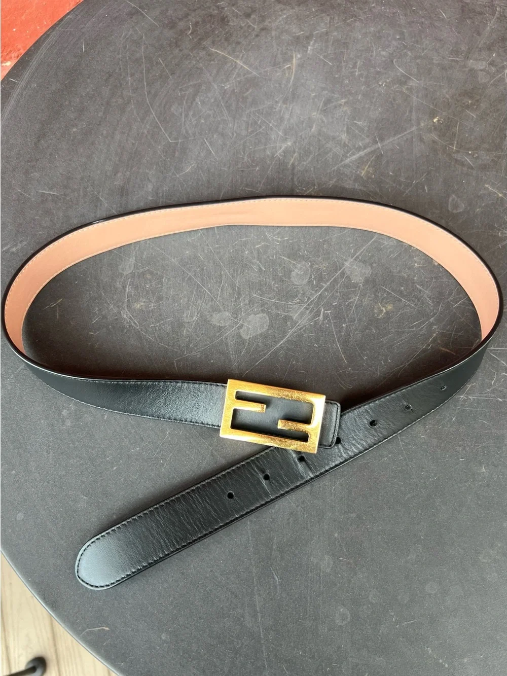 Fendi Baguette Reversible Belt (Authentic)